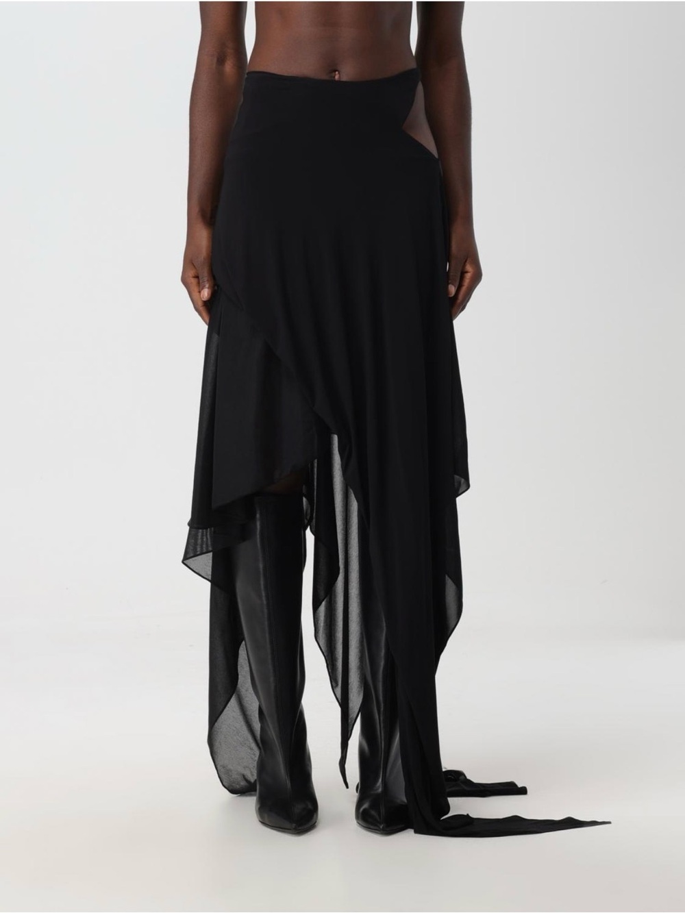 Mugler Black Skirt